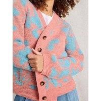 White Stuff Jenny Floral Cardigan - Pink