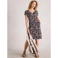 White Stuff Tallie Jersey Dress - Navy