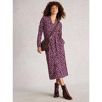 White Stuff Annie Jersey Shirt Dress - Pink