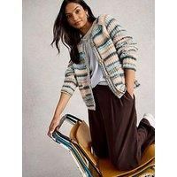 White Stuff Suzanna Crew Cardigan - Blue