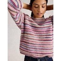 White Stuff Suzanna Spacedye Jumper - Pink