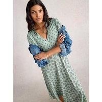 White Stuff Megan Jersey Dress - Green