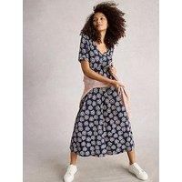 White Stuff Megan Jersey Dress - Navy