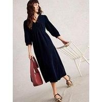 White Stuff Lucy Cord Dress - Navy