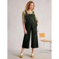 White Stuff Viola Cord Dungaree - Green