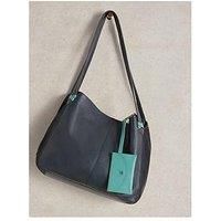 White Stuff Hettie Leather Tote - Navy
