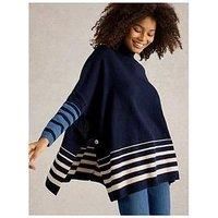 White Stuff Ivy Side Slit Thrown On - Navy