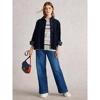 White Stuff Eden Cord Jacket - Navy