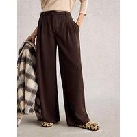 White Stuff Sasha Wide Leg Trouser - Brown