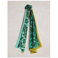 White Stuff Sophie Printed Scarf - Blue
