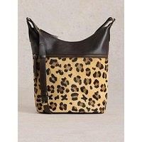 White Stuff Fern Leather Crossbody - Brown