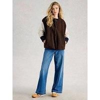 White Stuff Borg Gilet - Brown