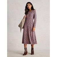 White Stuff Madeline Jersey Dress - Pink