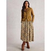 White Stuff Ari Metallic Skirt - Multi