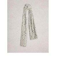 White Stuff Spacedye Knitted Scarf - Grey