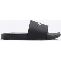 River Island Boys Sliders - Black