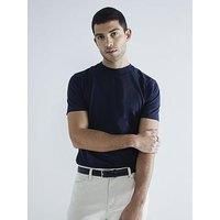 River Island Mens T-Shirt 3 Pack Mixed Colours Short Sleeve Slim Fit Tee Top