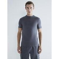 River Island Muscle Fit Mixed 3 Pk T-Shirt - Grey