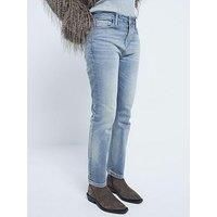 River Island Petite Slim Fit High Waisted Jeans - Blue