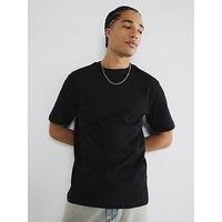 River Island Essentials Slim Fit T-Shirt - Black