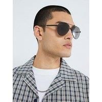 River Island Core Metal Aviator Sunglasses