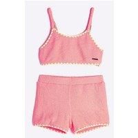 River Island Girls Textured Bikini Set - Orange