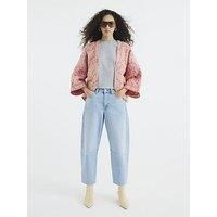 River Island Quilted Floral Oversized Jacket