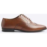 River Island Wide Fit Leather Brogues