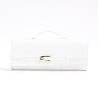 River Island Woven Clutch Bag
