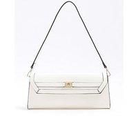 River Island Faux Leather Ri Clutch Bag