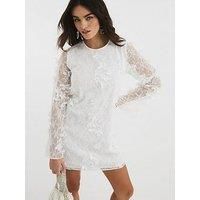 River Island 3D Floral Applique Shift Dress
