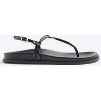 River Island Toe Thong Footbed Sandals