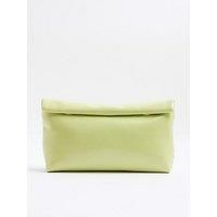 River Island Roll Top Clutch Bag