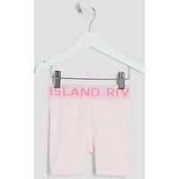 River Island Mini Girls Ri Waistband Cycle Shorts - Pink