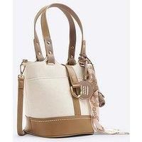 River Island Panelled Bucket Bag
