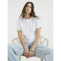 River Island Short Sleeve Floral Overlay Cardigan