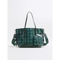 River Island Geometric Side Tie Shopper Bag