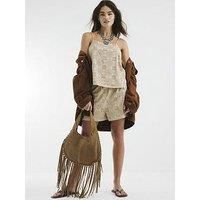 River Island Embellished Shorts - Natural