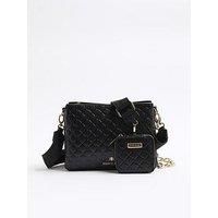 River Island Embossed Chain Cross Body Bag