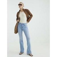 River Island Mid Rise Bootcut Jeans - Blue