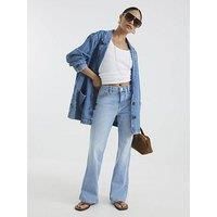 River Island Petite Mid-Rise Bootcut Jeans