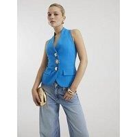 River Island Sleeveless Button Detail Waistcoat