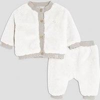 River Island Baby Girls Fur Bomber Set - Grey