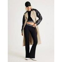 River Island Baby T-Shirt And Flared Trousers Set - Black