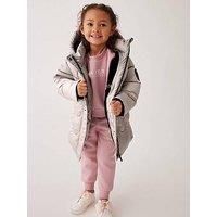 Ted Baker Baker By Ted Baker Younger Girls Scallop Padded Coat - Beige