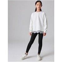 Smallsaints All Saints Kids Lee Lace Top And Legging Set