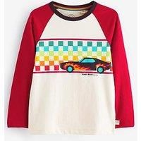 Little Bird Racing Car Long Sleeve T-Shirt - Red