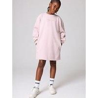 Smallsaints Girls Sweat Dress - Pink