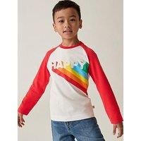 Little Bird Happy Long Sleeve T-Shirt - Red