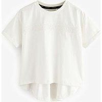 Smallsaints Girls Logo Lace T-Shirt - White